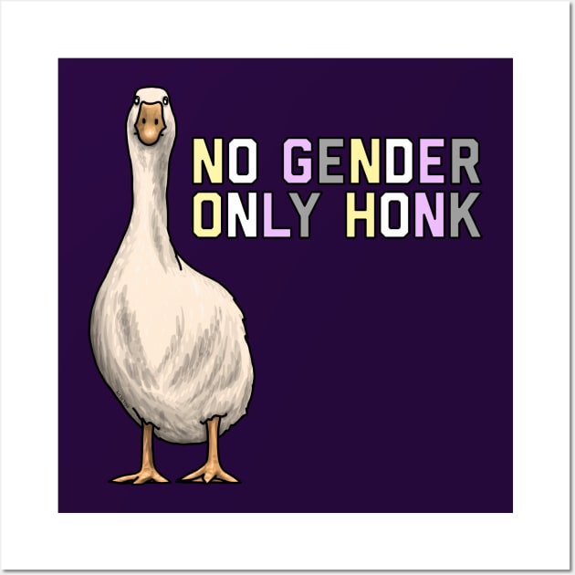 No Gender Only Honk Wall Art by Art by Veya